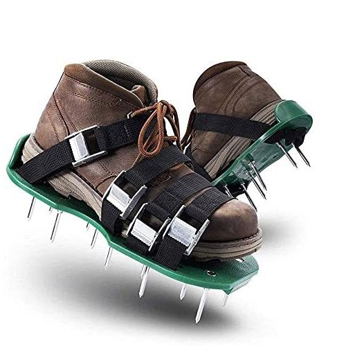 ガーデンシューズ シューズ ガーデン ガーデンスパイク 芝生穴あけ用 足取り付け 農業用 履くタイプ 庭の草 芝生通風 園芸建設業用 建設業用 組み合 Qllpgkvqc6 シューズ Teloconsigo Mx