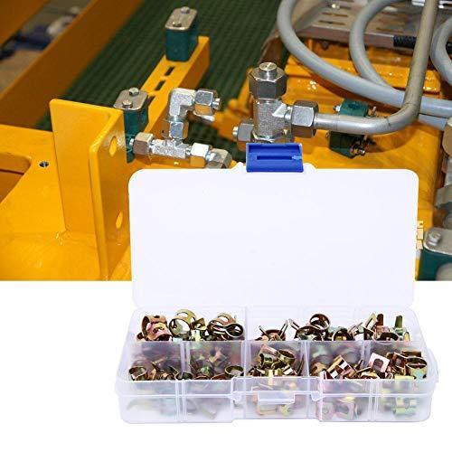 T ポイント5倍 ホースクランプ 75個入り 調整可能 パイプチューブクランプ 6mm 7mm 8mm 9mm 10mm スプリング ホースクリップ 水道 配管工具 Www We Job Com