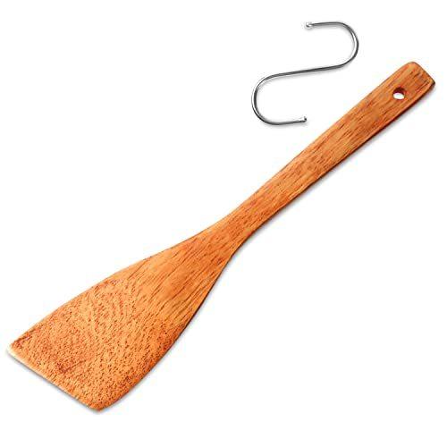 Narrow Vendorkicoriya 木べら ターナー 調理用 料理用 保管に便利なs字フック