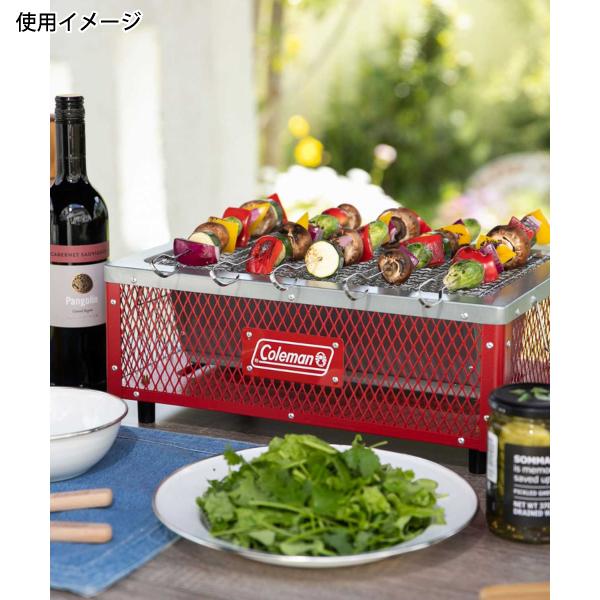 最終値下げ　Coleman バーベキューグリル 赤　送料込み Coleman（コールマン） クールステージテーブルトップグリル ( レッド