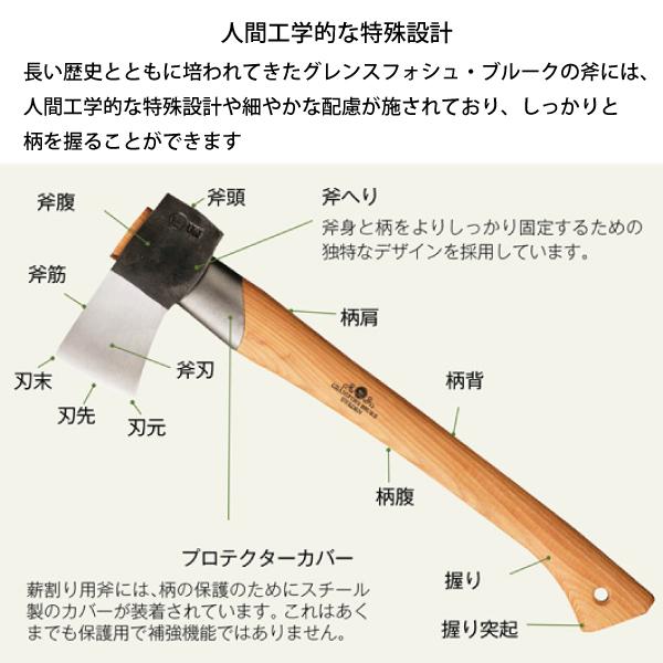 グレンスフォシュブルーク 薪割り鎚 ショート 中大径木用 451 薪割り 