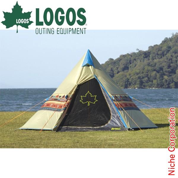ロゴス テント ナバホ Tepee 300 LOGOS 71806501 キャンプ ワンポール 