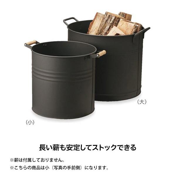 ラウンドウッドストッカー、プランター ラウンドウッドストッカー（大） | ファイヤーサイド - 薪ストーブと