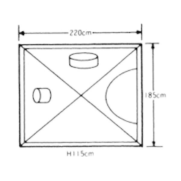 ARAI TENT（アライテント） エアライズ 3 (オレンジ) 3人用(最大4人