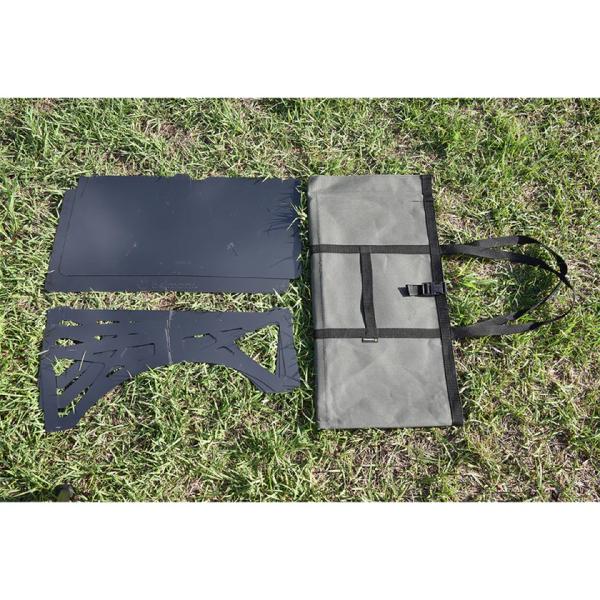 belmont ベルモント 黒皮 焚き火テーブル BM-155 収納ケース付き