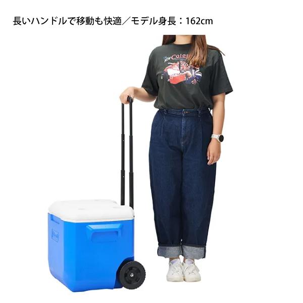 Coleman コールマン ホイールクーラー/60QT （ブルー/ホワイト）  2000027863 キャンプ用品の画像