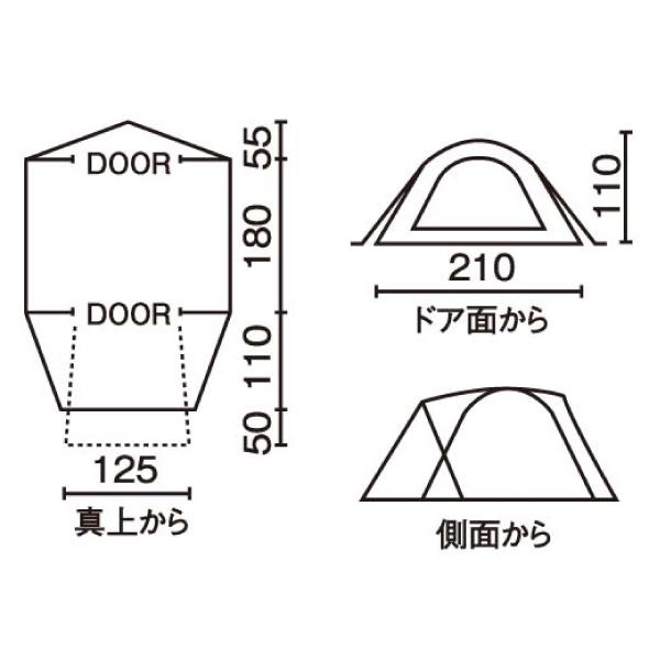 Coleman コールマン テント ツーリングドームLX 2000038142 Coleman コールマン テント ツーリングドームLX 2000038142