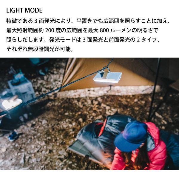 クレイモア スリーフェイス ミニ CLF-500 LED アウトドア LEDライト キャンプ LEDランタン 充電 バッテリー 給電｜niche-express｜12
