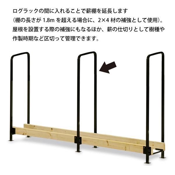 FIRESIDE（ファイヤーサイド） 2x4 ログラック 40 シングル