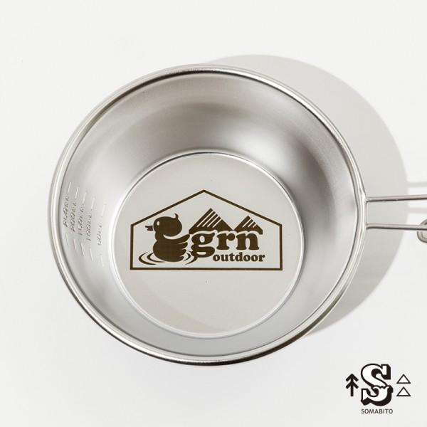 grn grn outdoor SomAsiera cup logo GO0439 シェラカップ アウトドア