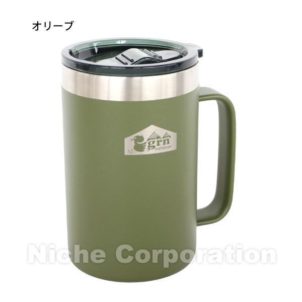 grn outdoor CANPAI ジョッキ GO1475F ビールジョッキ アウトドア タンブラー キャンプ マグカップ マグ フタ付 540ml｜niche-express｜03