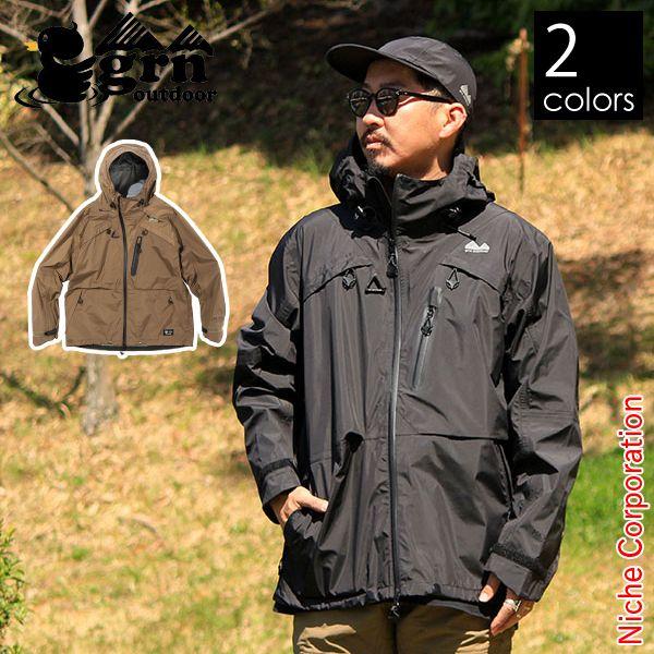 Grn Outdoor Mk5 マウンテンパーカ Go21q ウェア アウター メンズ アウトドア ジャケット 防水 レインウェア 好評受付中