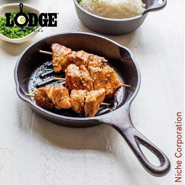 LODGE（ロッジ） グリルパン6 1/2 L3GP キャンプ用品 鉄分 がとれる 鉄