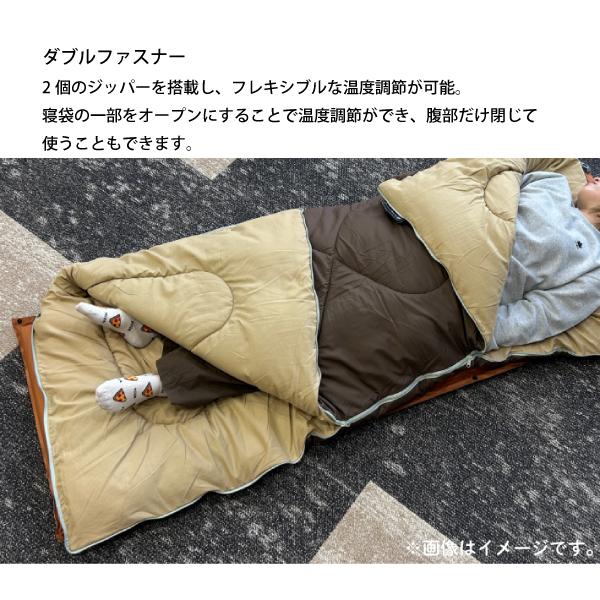 新品】 ロゴス 丸洗いやわらか あったかシュラフ 0 (72683061