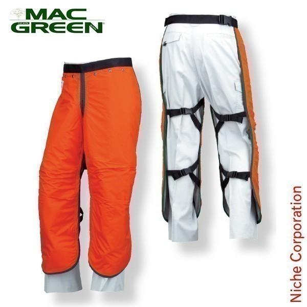 チェンソー　チェーンソー防護具 マックス（MAX） チェーンソー作業用防護衣 快適なチャップス 涼くん