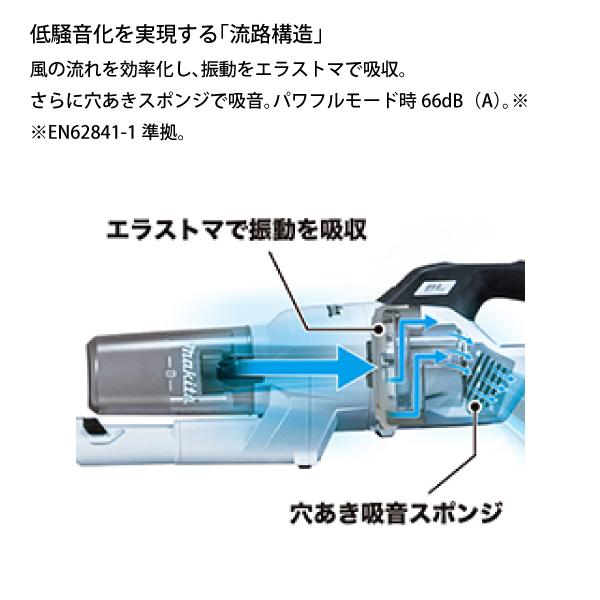 マキタ（makita） DIY 工具 18V 充電式クリーナ サイクロン一体式