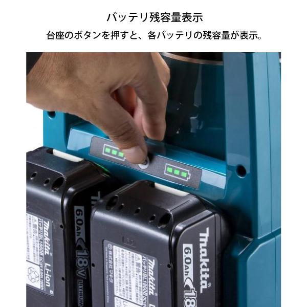 マキタ（makita） 充電式ケトル 青 本体のみ makita KT360DZ バッテリ
