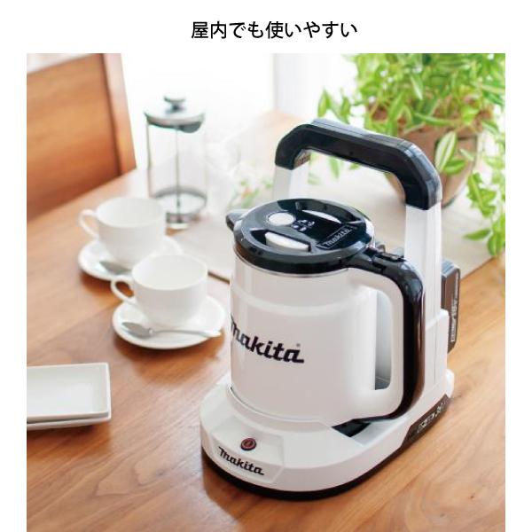 マキタ 充電式ケトル ホワイト 本体のみ makita KT360DZW マキタ 充電式ケトル ホワイト 本体のみ makita KT360DZW