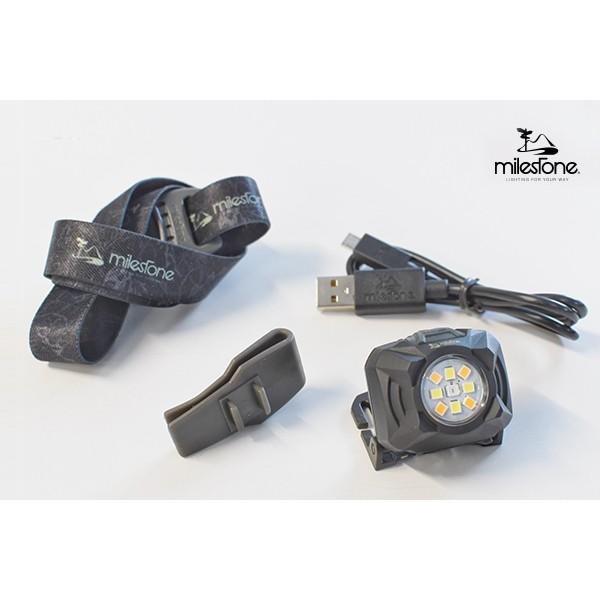 マイルストーン USB マルチファンクションモデル milestone MS-G2 ライト アウトドア ヘッドランプ キャンプ ヘッドライト |  | 04