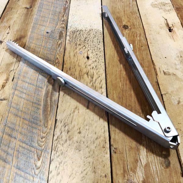 野良道具製作所 野良ばさみロング ステンレス NORA-022 火バサミ BBQ