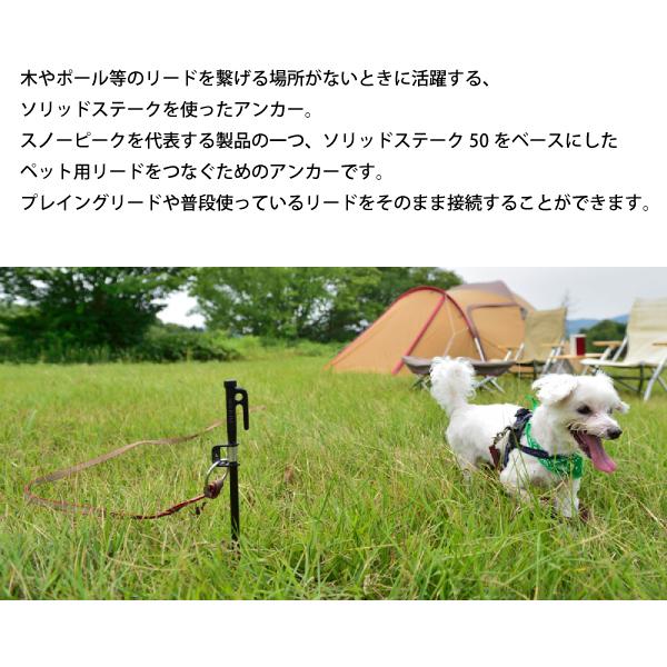 snow peak（スノーピーク） ドッグアンカー50 PT-032 アウトドア