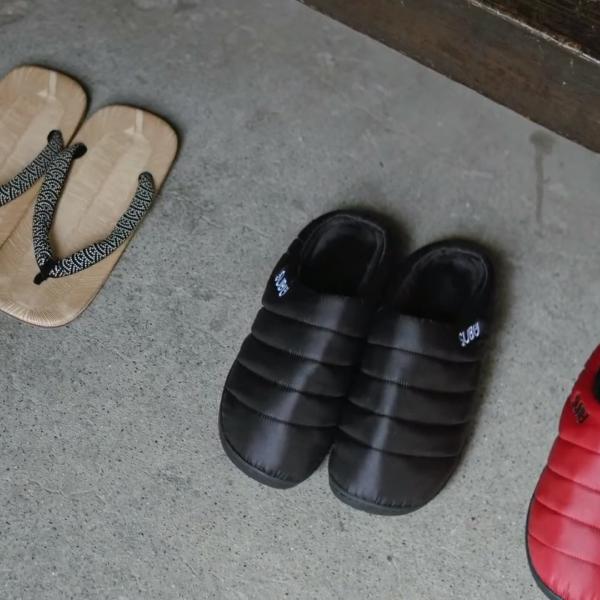 SUBU(スブ) サンダル ブラック SB-BK 撥水 裏起毛 靴 スリッパ 冬