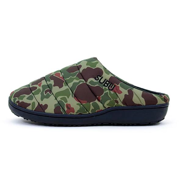 SUBU(スブ) サンダル ダックカモ SB-DCM 撥水 裏起毛 靴 スリッパ 冬