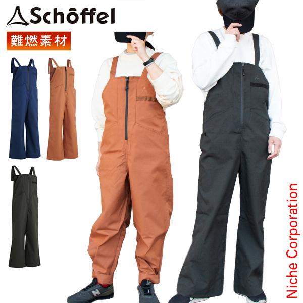 新品 Schoffel キャンペンサロペット 焚火 難燃パンツ キャンプ女子 Schoffel（ショッフェル） キャンペン サロペット レディース Schoffel
