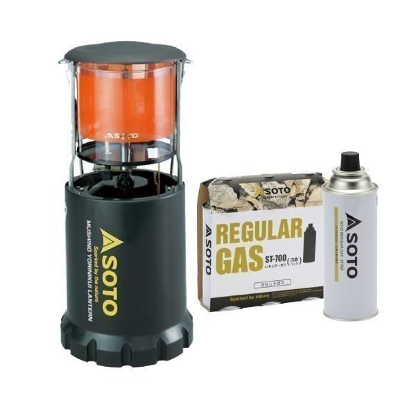 新富士バーナー 新富士 虫の寄りにくいランタン ST-233 (レギュラーガス 3本セット) アウトドア用品 | SOTO