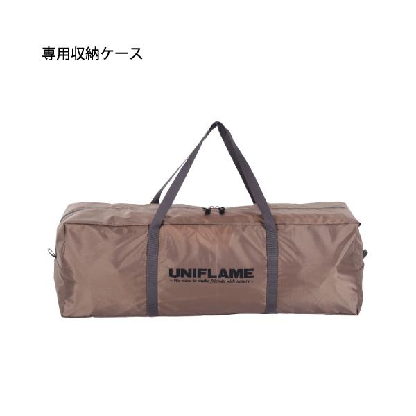 UNIFLAME（ユニフレーム） REVOスクエアテント4 TAN UNIFLAME 682371