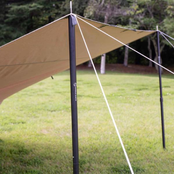 Whole Earth / WE2LDA13 アースケープ/タープ/レクタ/2~3人用/GRY/WE2LDA13 WHOLE EARTH（ホールアース） アース ケープ WE2LDA13-BG アウトドア