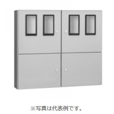 河村電器産業 MI401P 引込計器盤用 屋根無タイプ 屋内・屋外兼用/木製基板/WHMスペース付 クリーム