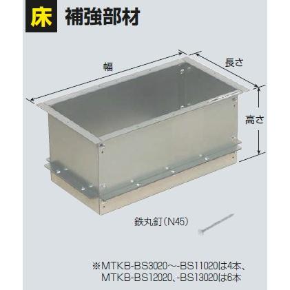 未来工業 MTKB-BS8020 1個 床用鋼製スリーブ