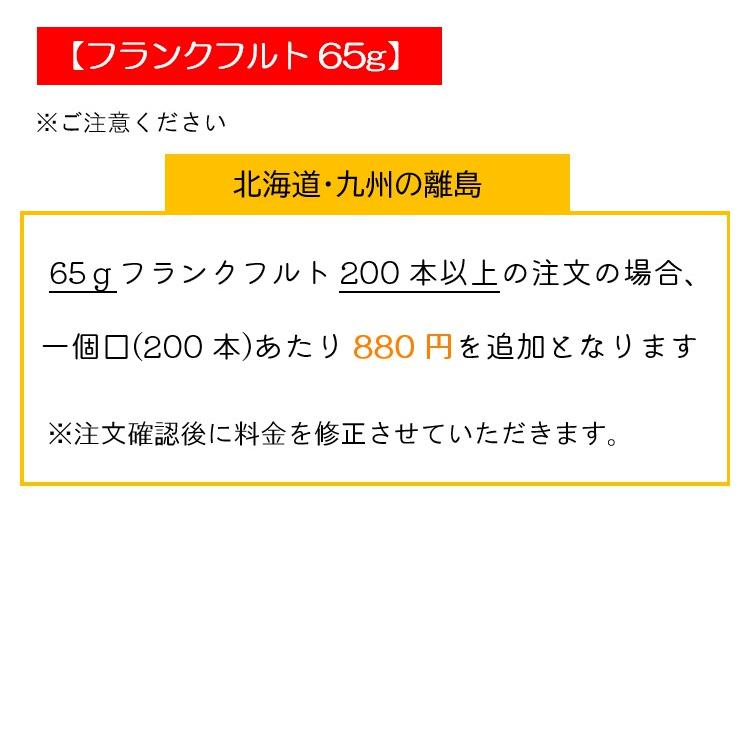 フランクフルト串付き(65g) 100本 おまけ付 送料無料 業務用