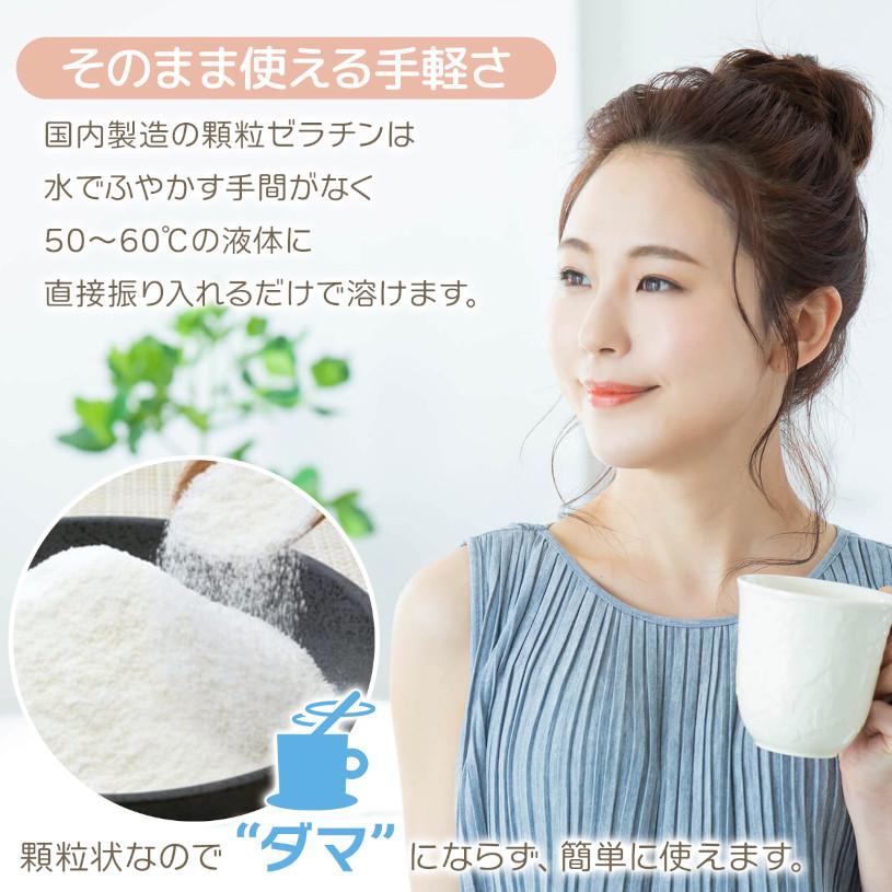 NICHIGA（ニチガ） 豚皮コラーゲン由来 ゼラチン顆粒 (国内製造) 1kg