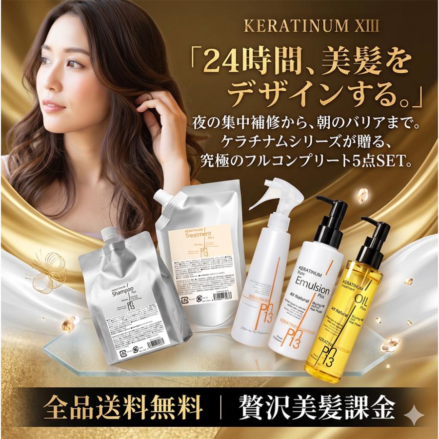 ケラチナム24時間プロテクト5点セット（サーティーンプロ250ml＋HRP