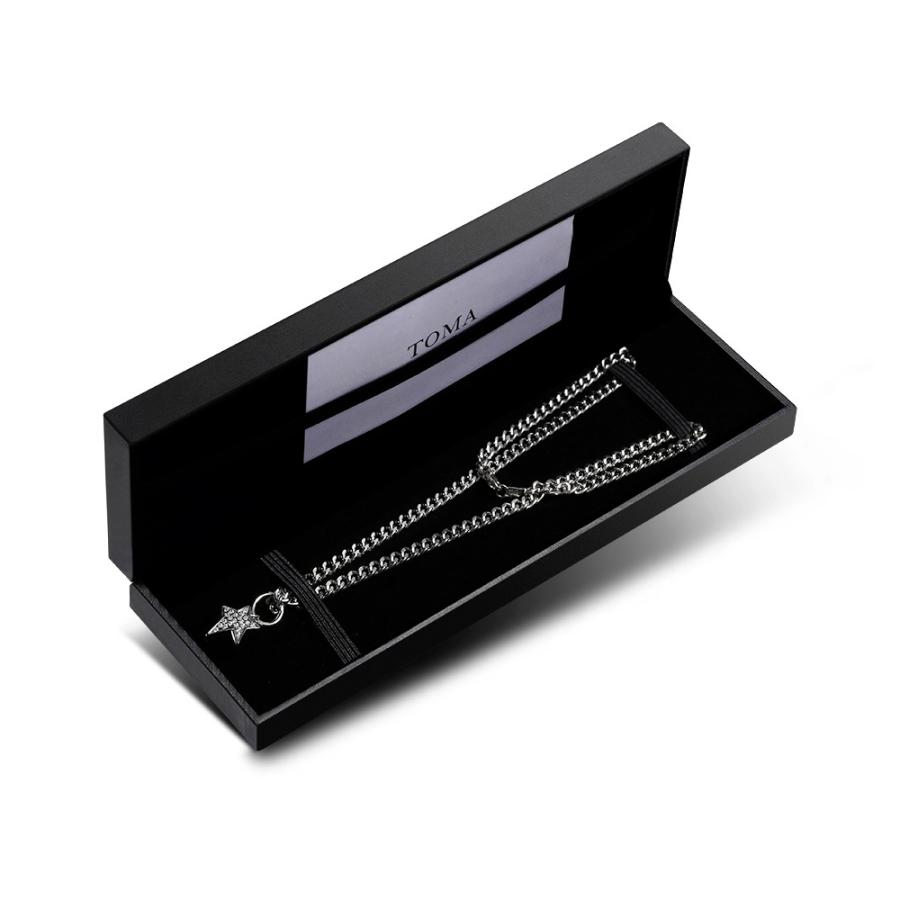 TOMAチタンネックレス45cm星チャーム 磁気ネックレス・ゲルマニウム 保証書（ギャランティカード） 付き |  | 03