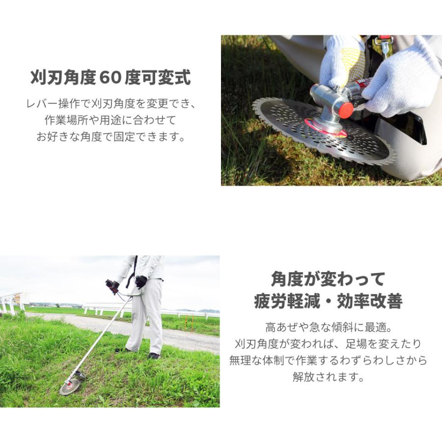 ニシガキ工業 曲太郎 N-798 草刈機 刈払機アタッチメント 角度自在