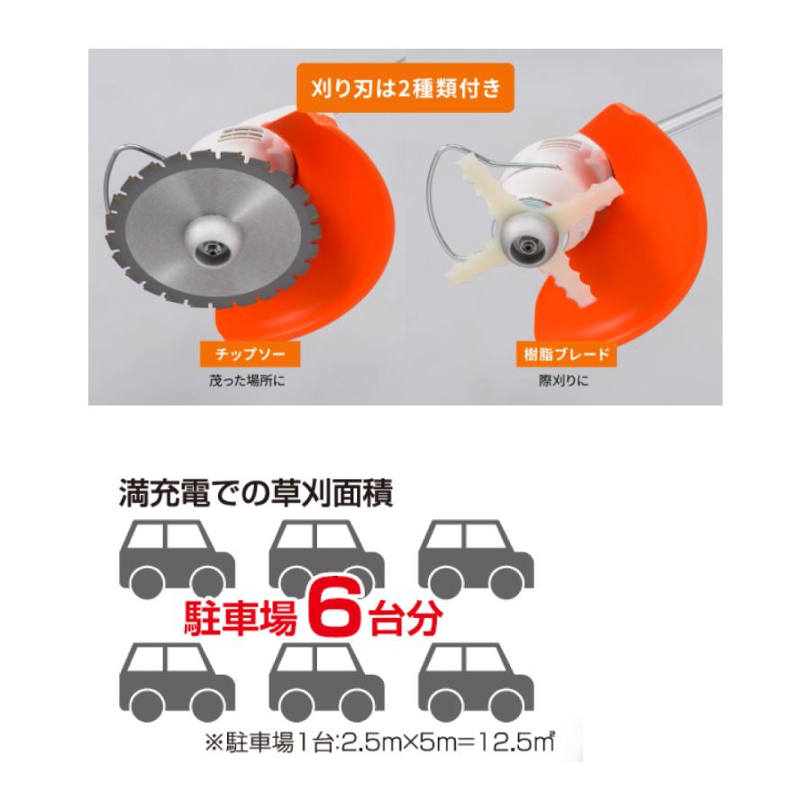 工進（KOSHIN） 充電式草刈機 刈払 刈払機 雑草 園芸 リチウムイオン