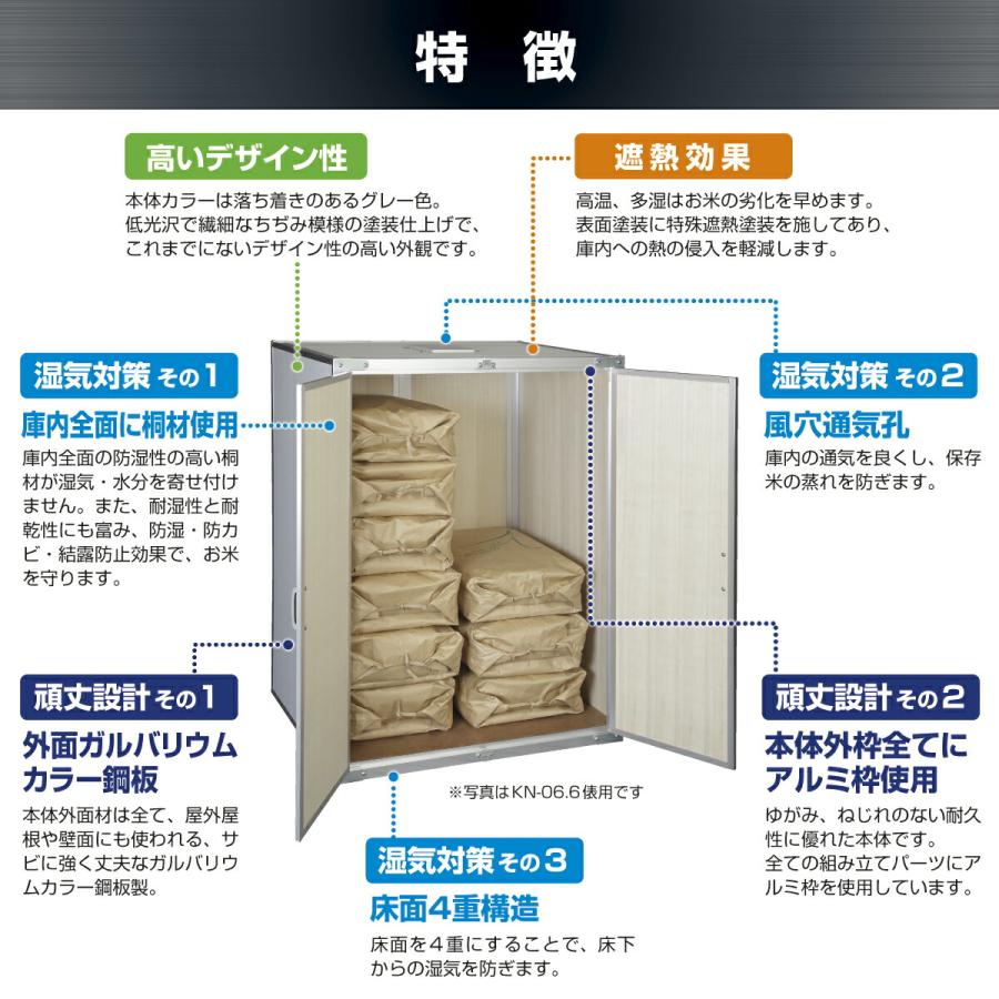 米保管庫です。組み立て状態 2026年5月末入荷予定 川辺製作所 総桐米保管庫 KN-03（風穴付） | ボク