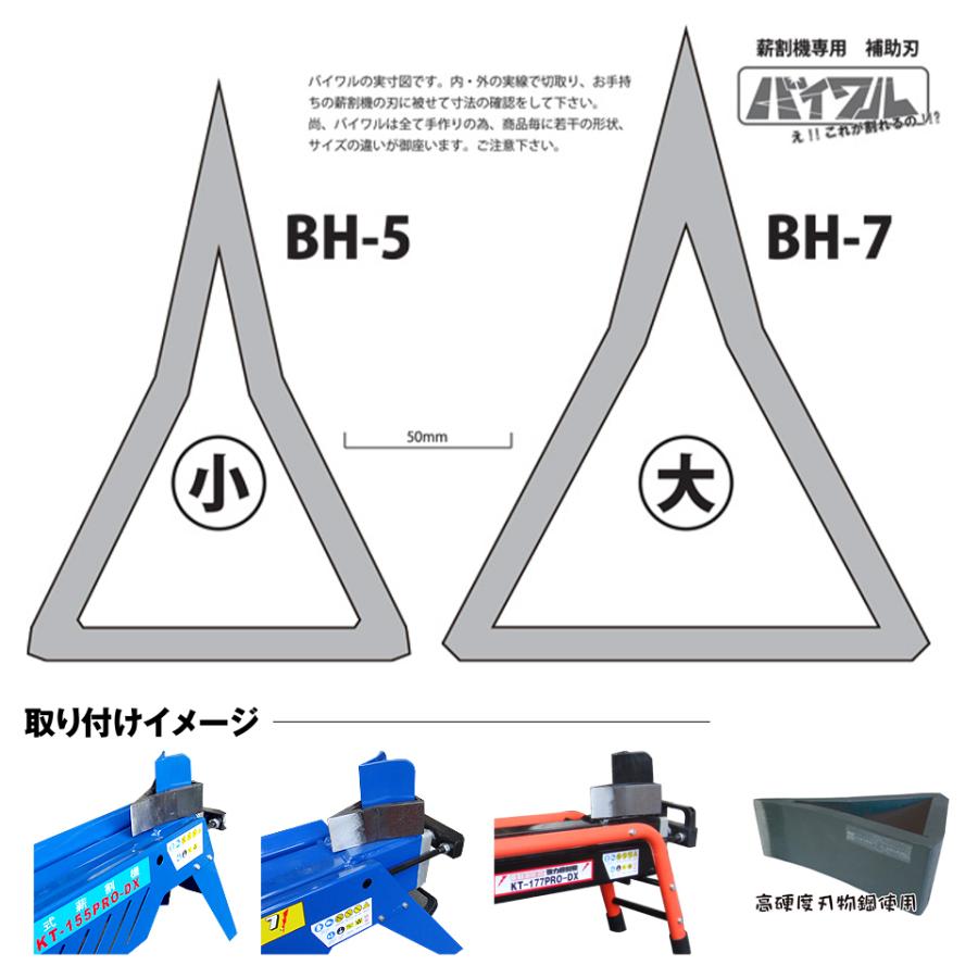 KAZ 和コーポレーション 薪割り機 まき割り機 替刃 補助刃 小 廃材