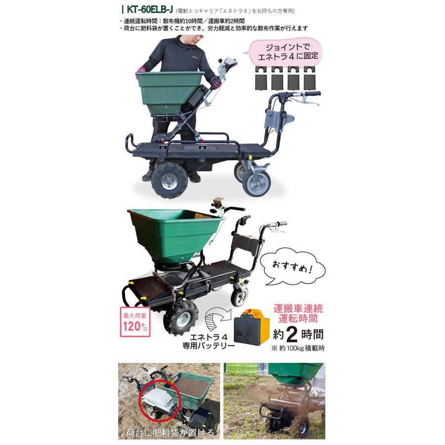 KAZ 和コーポレーション 電動散布機 撒きざんまい KT-60ELB KT-60ELB-J