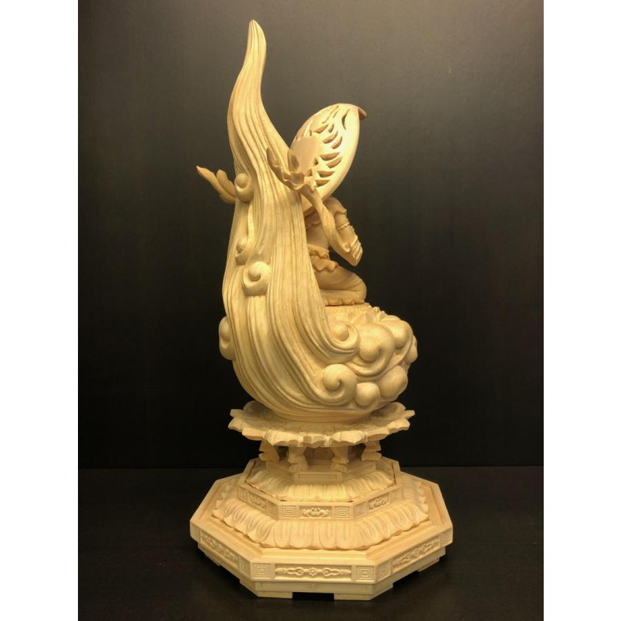 脇士 観音菩薩 勢至菩薩 木地仕立 品番W-1(阿弥陀如来4寸 G-1 脇士 観音菩薩 勢至菩薩 木地仕立 品番W-1(阿弥陀如来4寸 G-1
