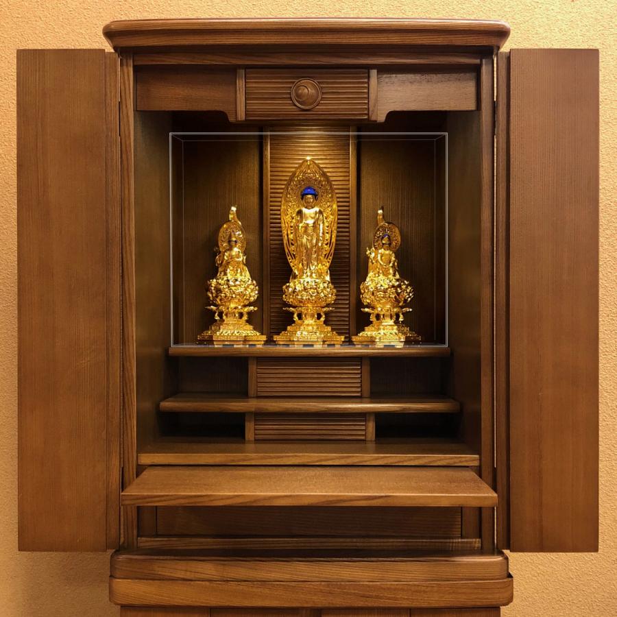 脇士 勢至菩薩【金箔金泥仕上】品番W-6(阿弥陀如来4寸 G-2 適合 脇士 勢至菩薩【金箔金泥仕上】品番W-6(阿弥陀如来4寸 G-2 適合
