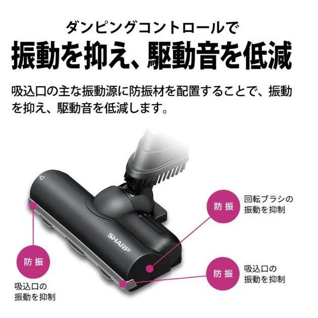 シャープ コードレス掃除機 RACTIVE Air EC-KR2-B 楽天市場】【紙パック付】 シャープ RACTIVE Air 掃除機 EC-KR2