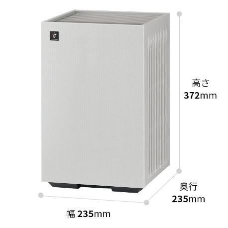 FU-T40 【SHARP】空気清浄機 FU-T40-W ホワイト系 : ニチヨウ