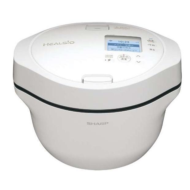 SHARP KN-HW16H-W 水なし自動調理器 ヘルシオ ホットクック KN-HW16H-W 水なし自動調理鍋 1.6L HEALSIO pro