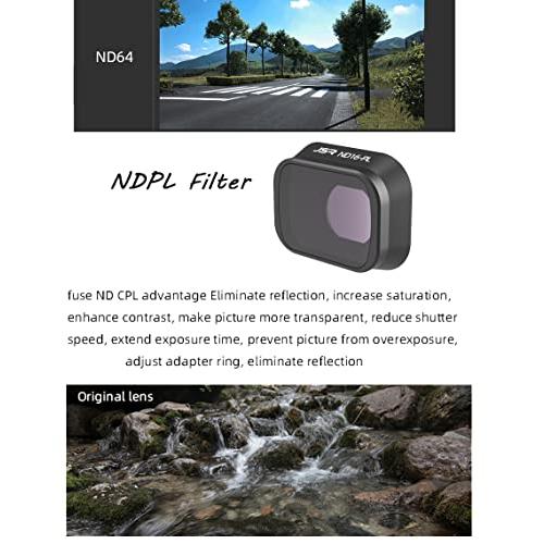 高額売筋 UKATOF DJI Mini 3 Pro対応フィルター レンズ保護フィルターセット[Mini 3 Pro 専用レンズ保護フィルター] (4IN1(ND8PL ND16PL ND32PL ND64PL))