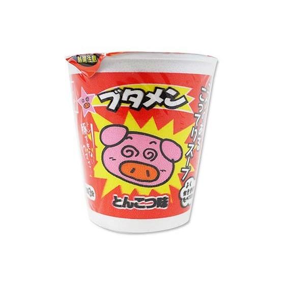 K おやつカンパニー カップ ブタメン とんこつ 30個入 お菓子 箱買い ラーメン 駄菓子 本物 まとめ買い 景品