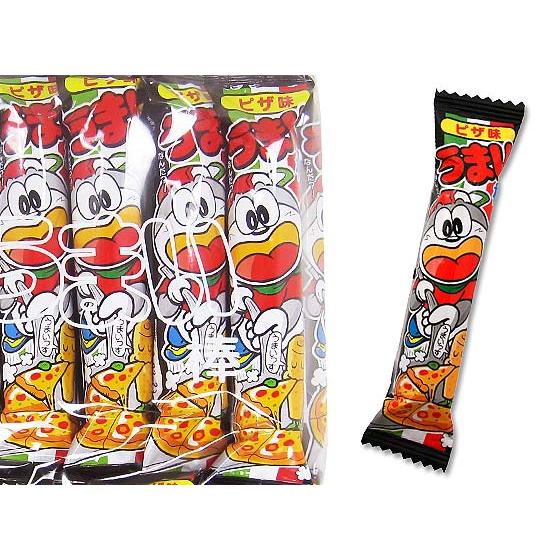 駄菓子 業務用 まとめ買い スナック系の駄菓子 やおきん うまい棒ピザ（30本入）｜nichokichi